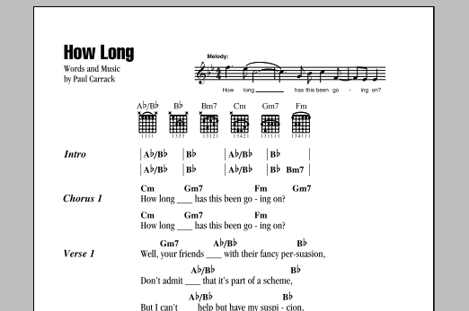 Produktgalerie: Seite 1 von 1 How Long, Ace, Gitarre