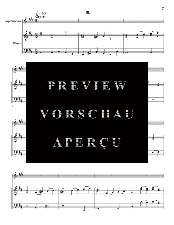 Product gallery: Page 11 of 11 Concerto in D Major, , (soprano saxophone and piano)
