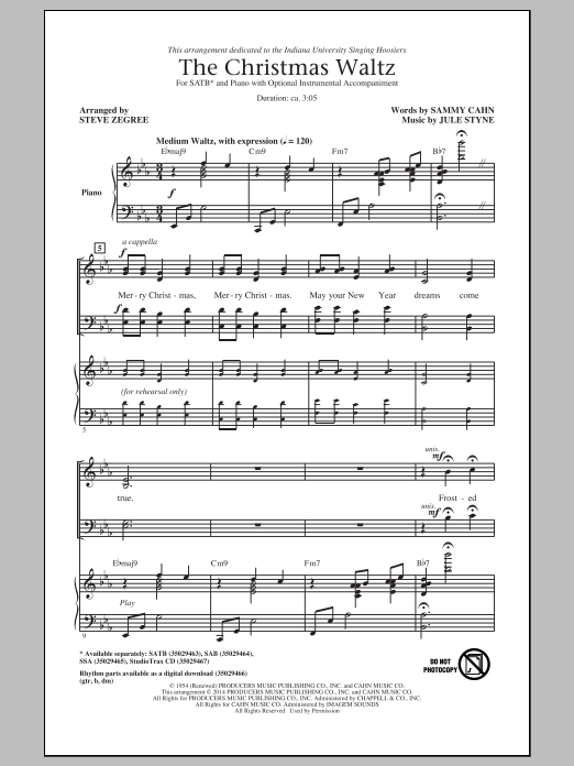 Product picture to: The Christmas Waltz