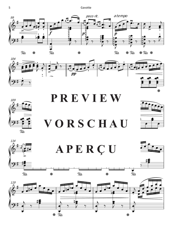 Product gallery: Page 8 of 9 Gavotte - pour piano , , Piano Solo