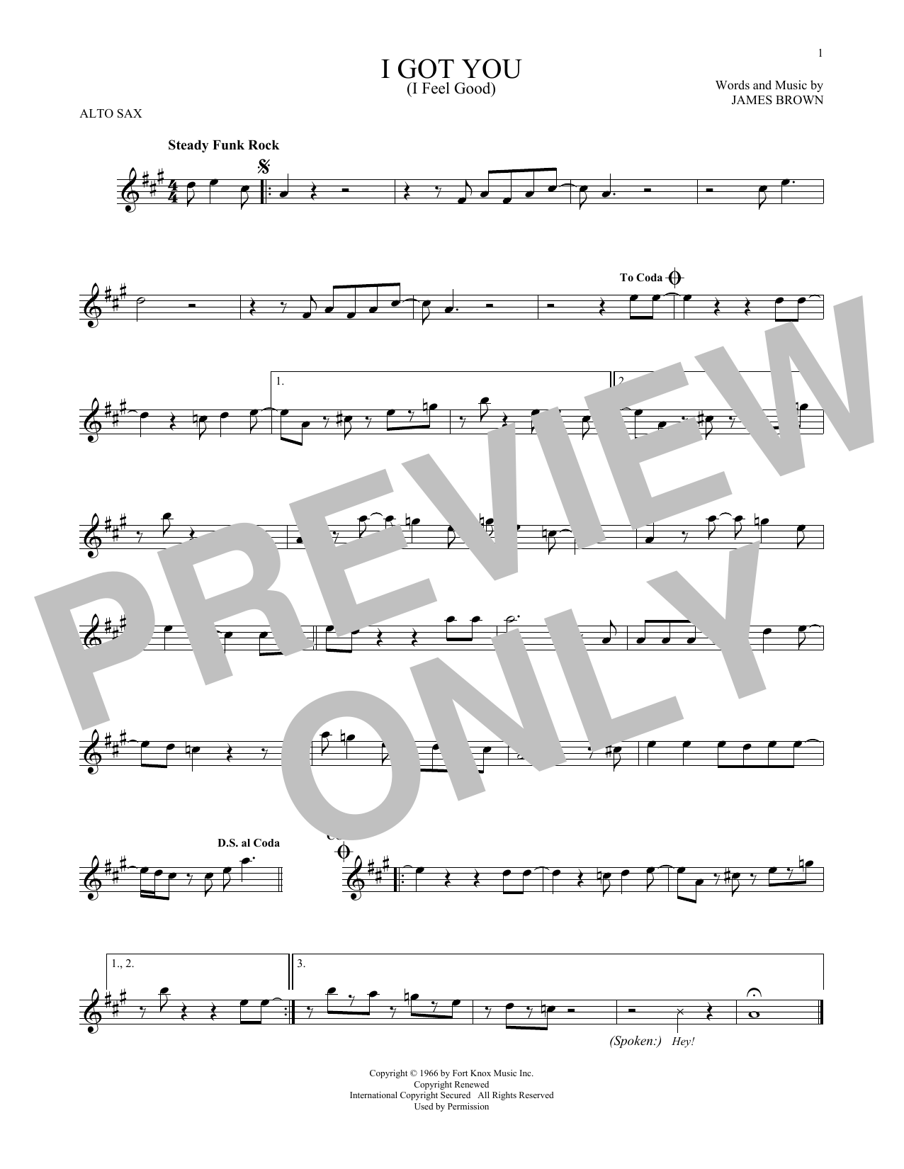 Product gallery: Page 1 of 1 I Got You (I Feel Good), James Brown