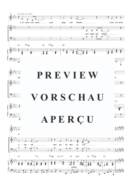 gallery: Nun danket all und bringet Ehr EG 322 / GL 403, , Gemischter Chor SAM und Klavier