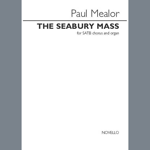 cover: The Seabury Mass, Paul Mealor, Chor