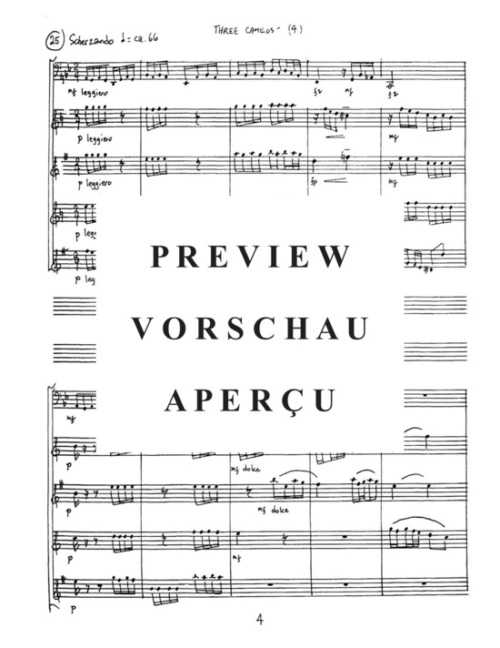 Produktgalerie: Seite 8 von 21 Three Cameos , , (Saxophon Quartett + Tuba Solo)