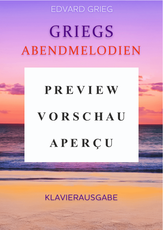 Product gallery: Page 2 of 11 Griegs Abendmelodien, , Piano Solo