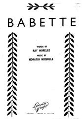 cover: Babette, Mantovani & His Orchestra