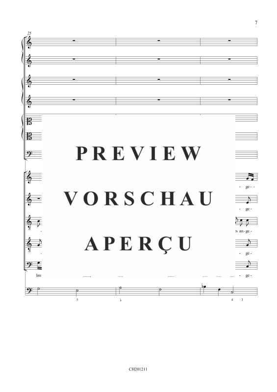 Produktgalerie: Seite 8 von 11 Te Sanctum Dominum - Concerto in Festo Trinitatis, , Gemischtes Ensemble SATTB, 2 Trompeten, 2 Violinen, 2 Violen, Fagott und BC