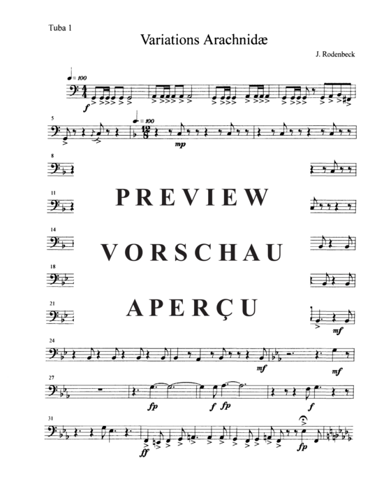 gallery: Variations Arachnidae , , (Tuba Quartett EETT)