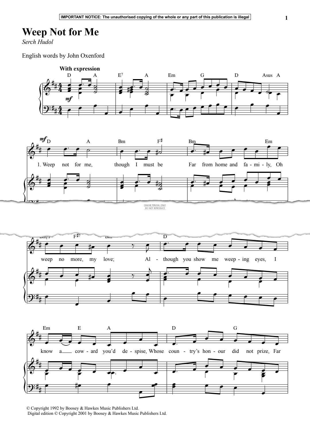 Produktgalerie: Seite 1 von 1 Weep Not for Me, John Oxenford, Gesang, Klavier