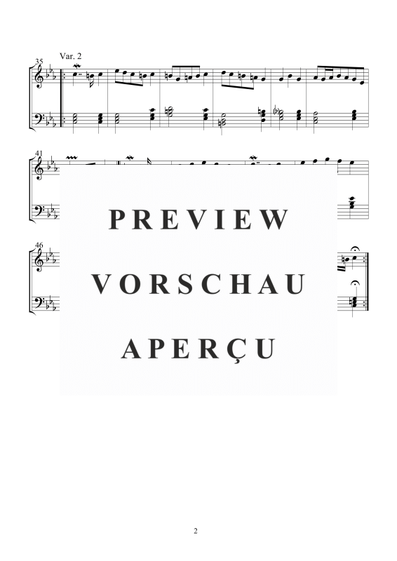 Product gallery: Page 3 of 3 Kleine Partita über eine Sarabande von Erasmus Kindermann, , Organ solo