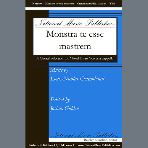 cover: Monstra te esse matrem, Louis-Nicolas Clérambault, Chor