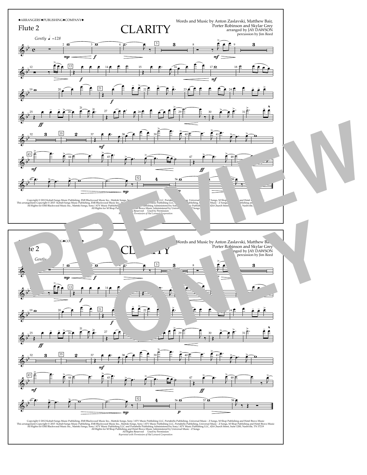 Produktbild zu: Clarity - Flute 2