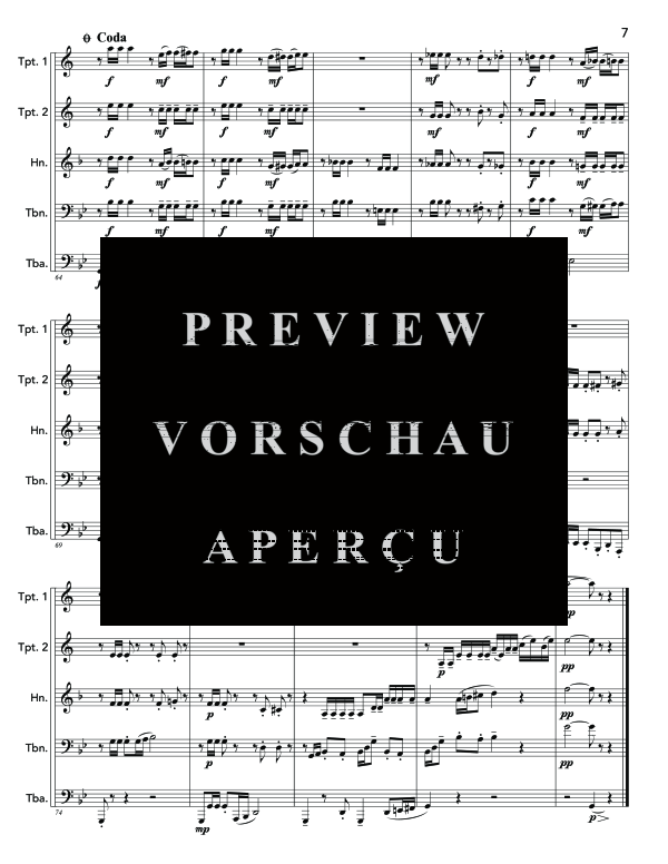Produktgalerie: Seite 11 von 11 Prelude in G Minor, , (Blechbläser Quintett)