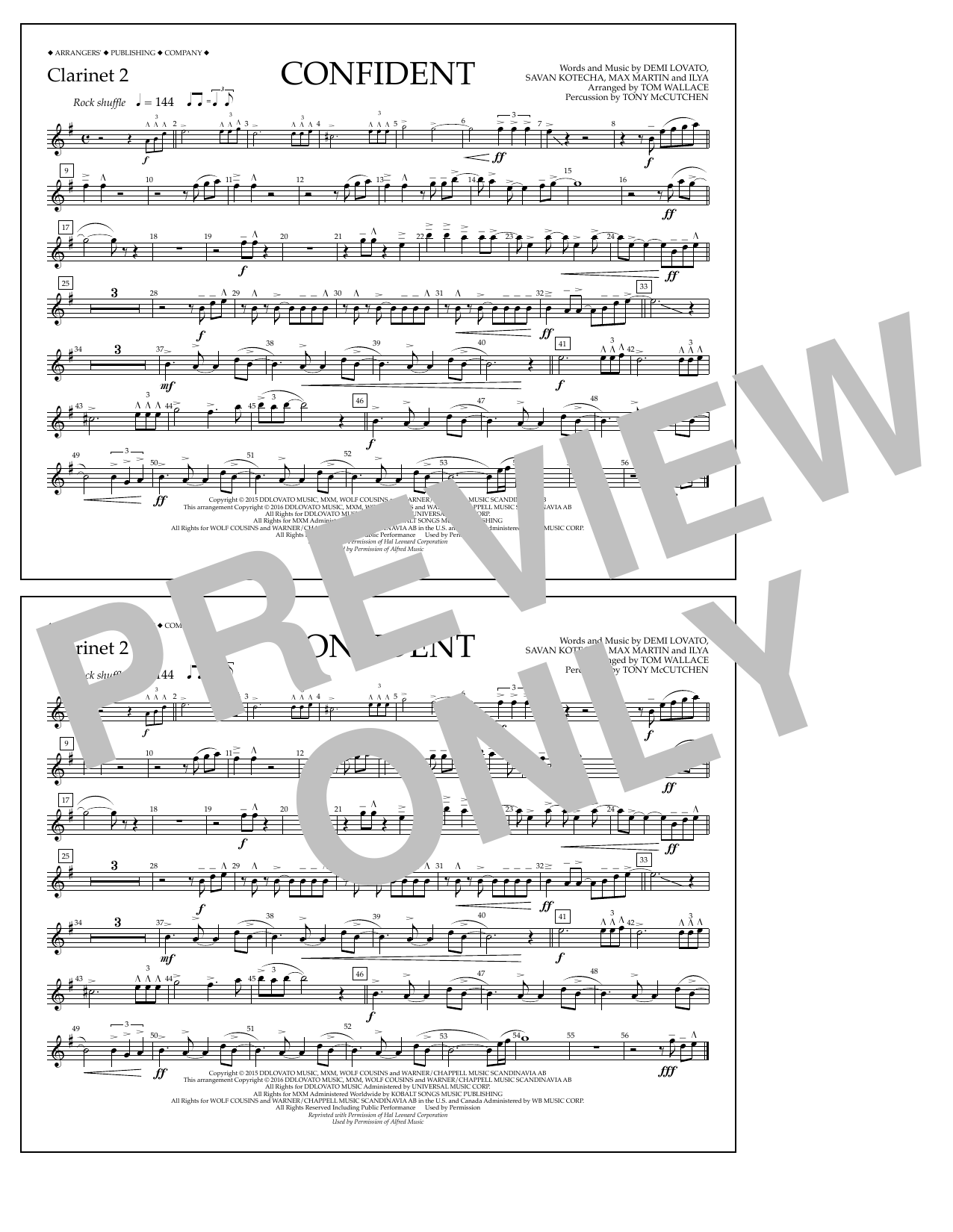 Produktbild zu: Confident - Clarinet 2