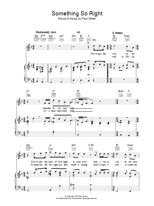 Produktgalerie: Seite 1 von 1 Something So Right, Paul Simon, Gesang, Gitarre, Klavier