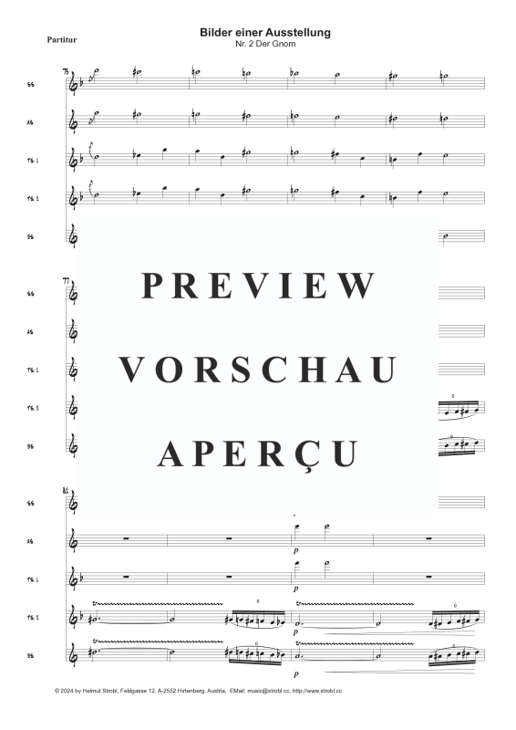 Produktgalerie: Seite 9 von 11 Der Gnom, , Saxophon Quintett