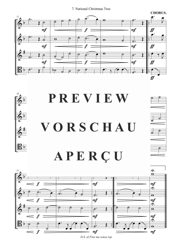 Produktgalerie: Seite 3 von 7 National Christmas Tree, , (Holzbläser Quartett)