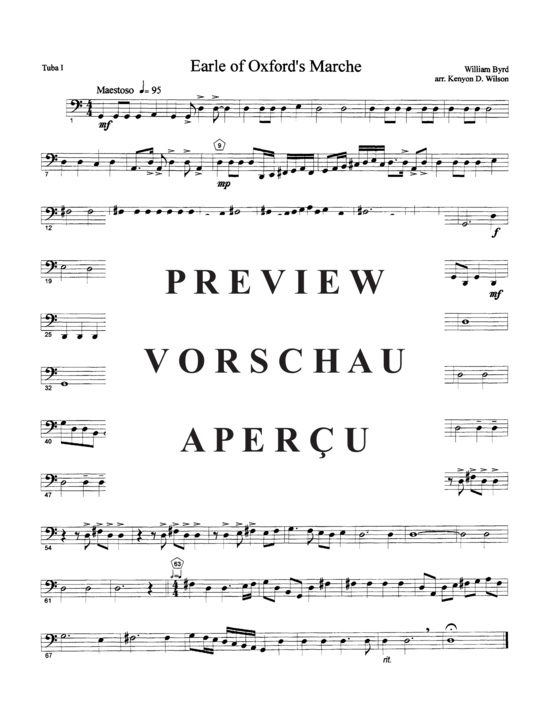 Product gallery: Page 12 of 13 Earle of Oxford´s March , , (Tuba Quartett EETT)