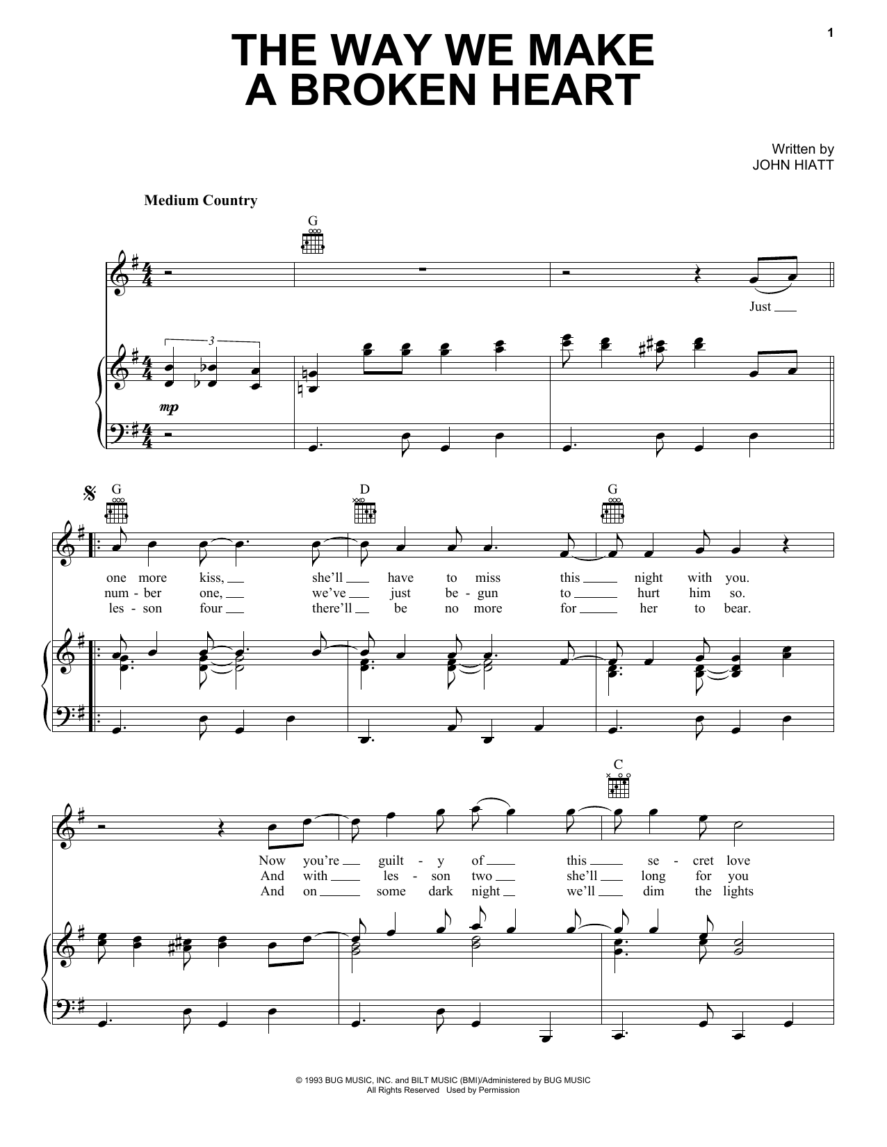 Product gallery: Page 1 of 1 The Way We Make A Broken Heart, Roseanne Cash