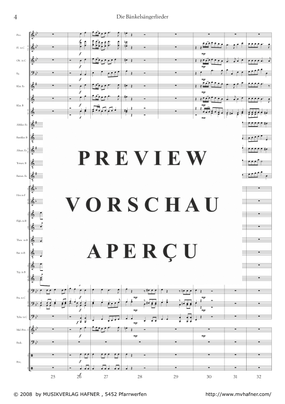 Product gallery: Page 9 of 11 Sonate aus ´Die Bänkelsängerlieder´, , (large wind orchestra)
