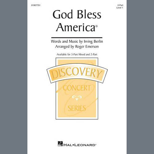 Produktbild zu: God Bless America (arr. Roger Emerson)