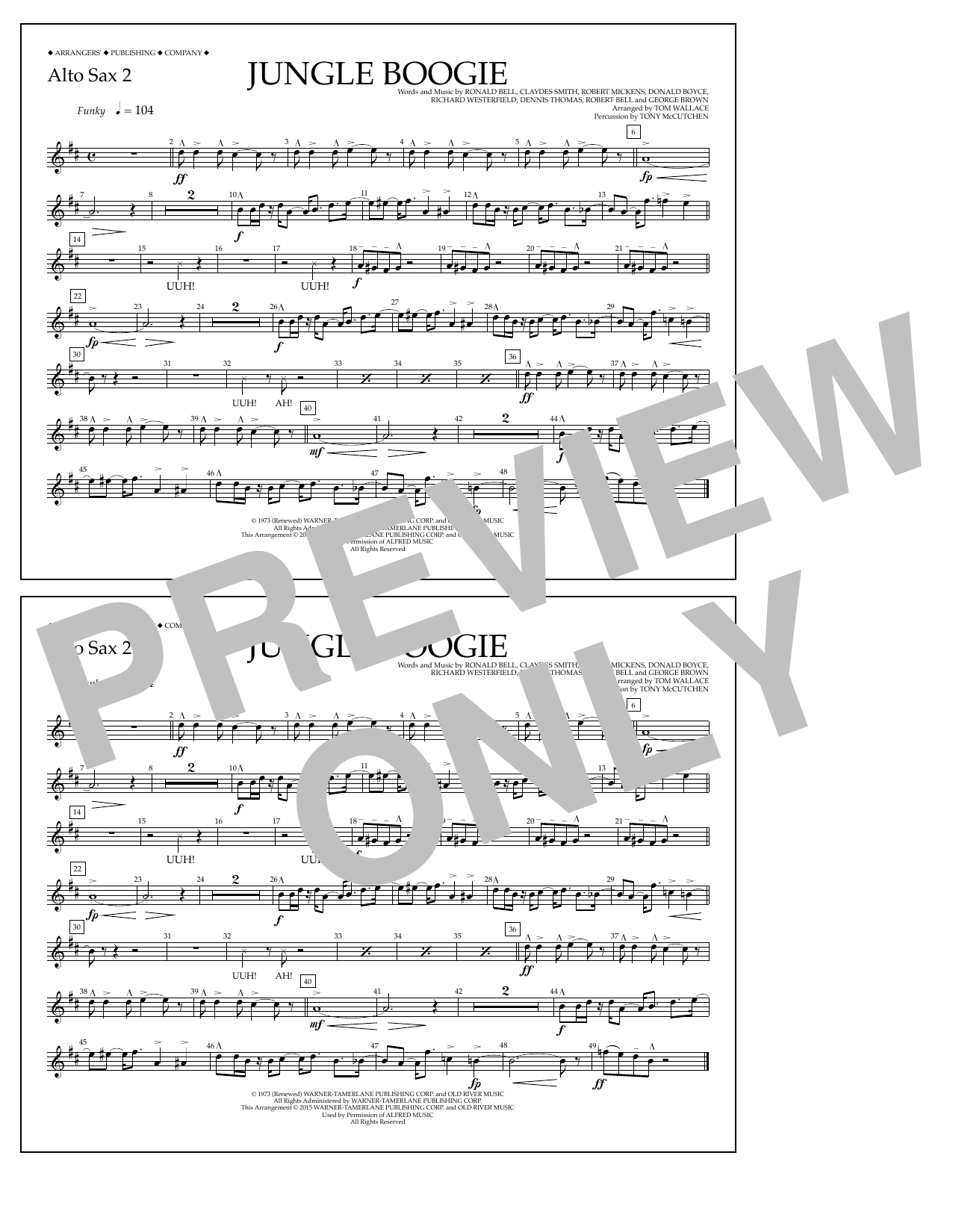 Produktbild zu: Jungle Boogie - Alto Sax 2
