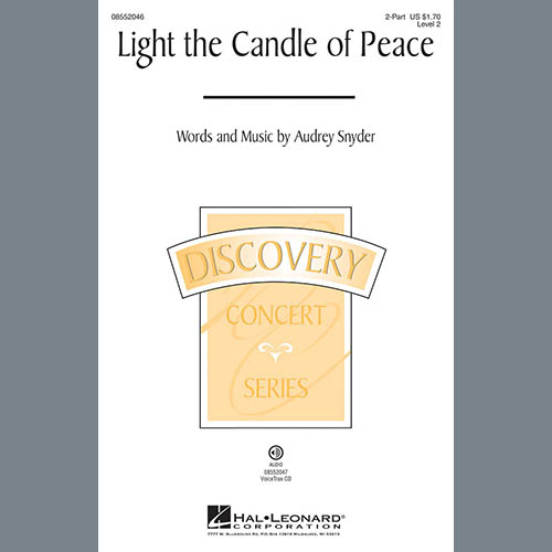 cover: Light The Candle Of Peace, Audrey Snyder