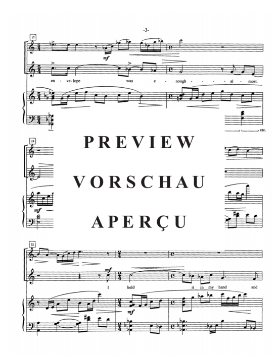 Product gallery: Page 9 of 21 Love Letters , , (soprano/tenor, violin & piano)