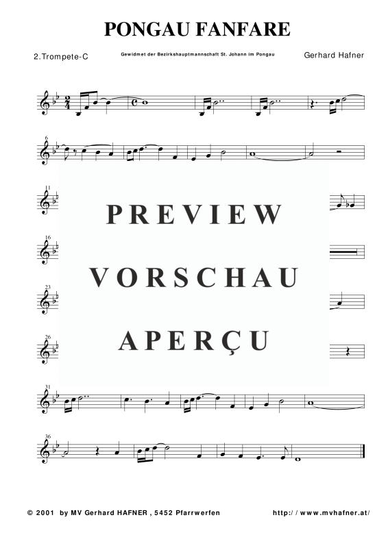 Produktgalerie: Seite 8 von 11 Pongau-Fanfare, , (Blechbläser Quintett)