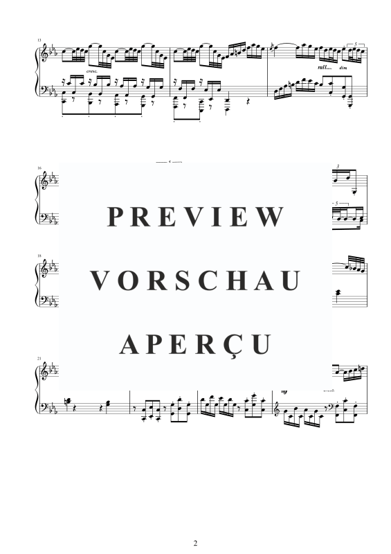 Produktgalerie: Seite 3 von 11 Fantasia in C-Moll BWV Anh. 86, , Klavier Solo