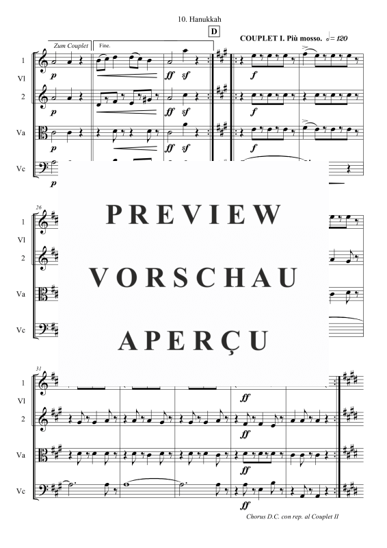 gallery: Hanukkah, , Streicher Quartett