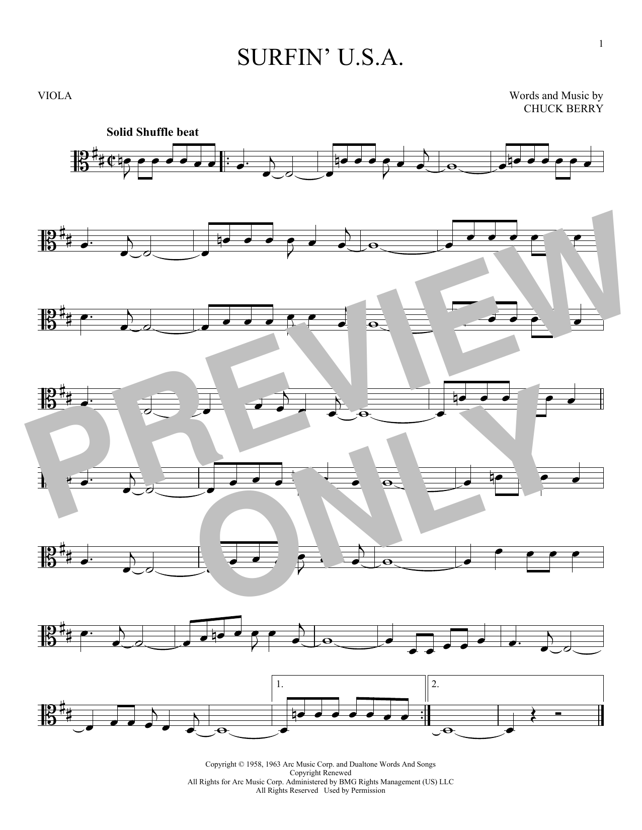 Product gallery: Page 1 of 1 Surfin' U.S.A., The Beach Boys