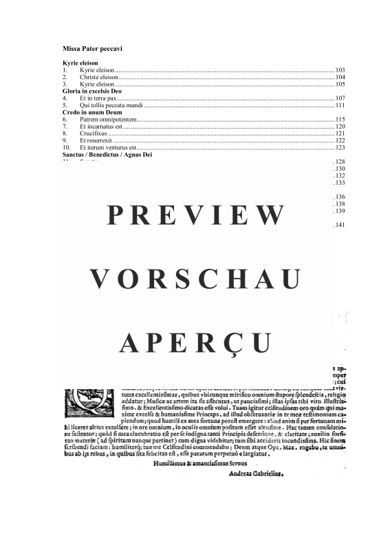 gallery: Primus Liber Missarum , , (6-7 Vokalstimmen)