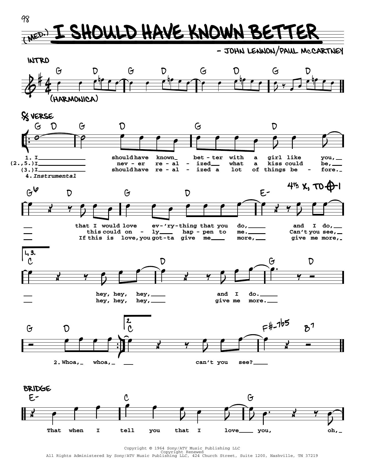 Product gallery: Page 1 of 1 I Should Have Known Better [Jazz version], The Beatles