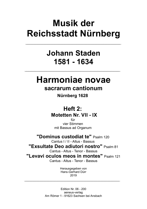 Produktbild zu: Harmoniae novae Heft 2