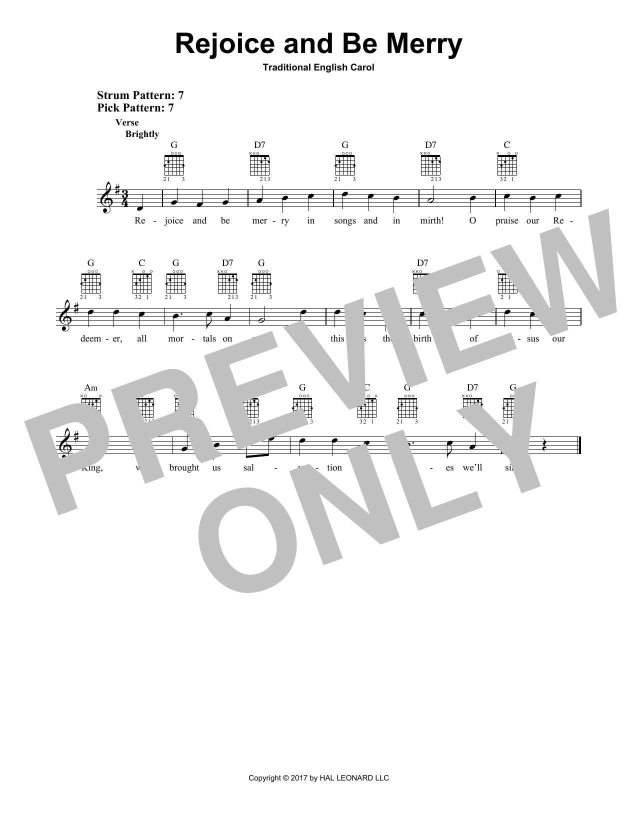 Product gallery: Page 1 of 1 Rejoice And Be Merry, Traditional English Carol