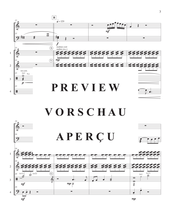 Product gallery: Page 8 of 21 Concerto for Marimba and Percussion Ensemble , , (marimba solo and 4-part percussion ensemble)