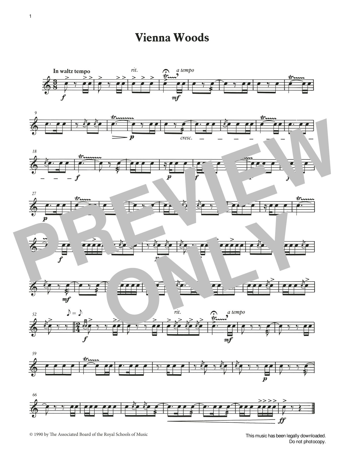 Produktgalerie: Seite 1 von 1 Vienna Woods from Graded Music for Snare Drum, Book II, Ian Wright and Kevin Hathaway, Percussion