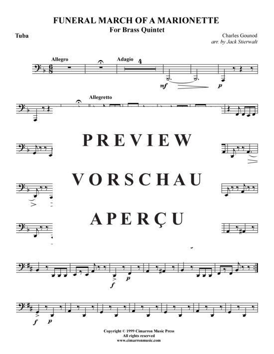 Produktgalerie: Seite 13 von 14 March of a Marionette , , (Blechbläserquintett)