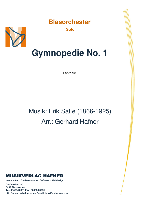 cover: Gymnopedie No. 1, , (Großes Blasorchester)