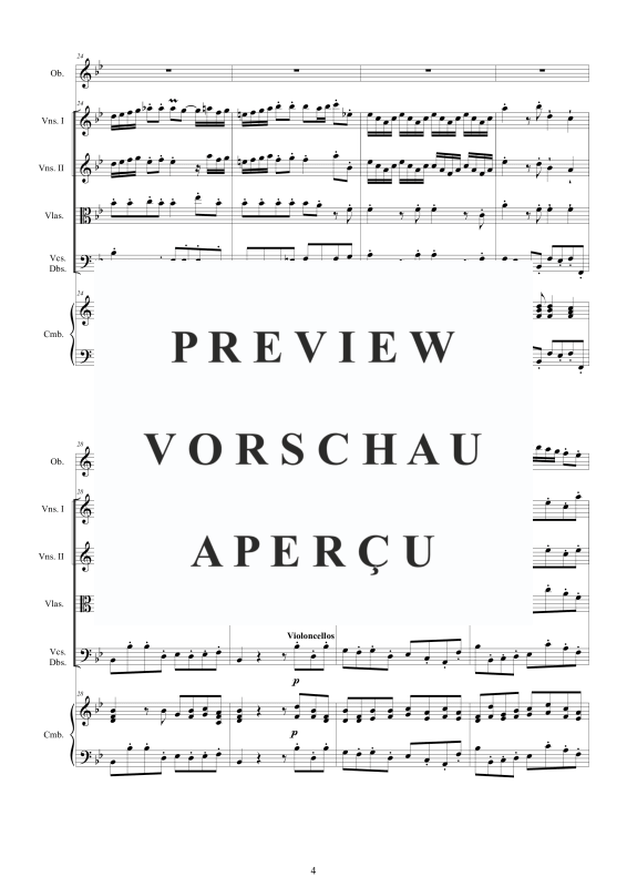 Produktgalerie: Seite 5 von 11 Concerto No.11 in B-Dur Op.9, , Oboe Solo, Streicher Ensemble und Cembalo