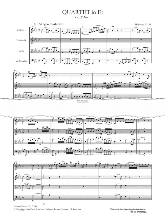 Produktgalerie: Seite 1 von 1 6 String Quartets Op.20 (Hoboken III: 31-36), Joseph Haydn, Quartett