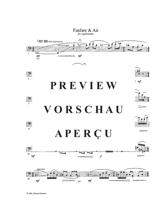 Product gallery: Page 5 of 16 Fanfare and Air , , (Euphonium Solo)