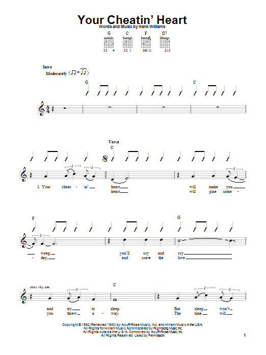 Product gallery: Page 1 of 1 Your Cheatin' Heart, Hank Williams