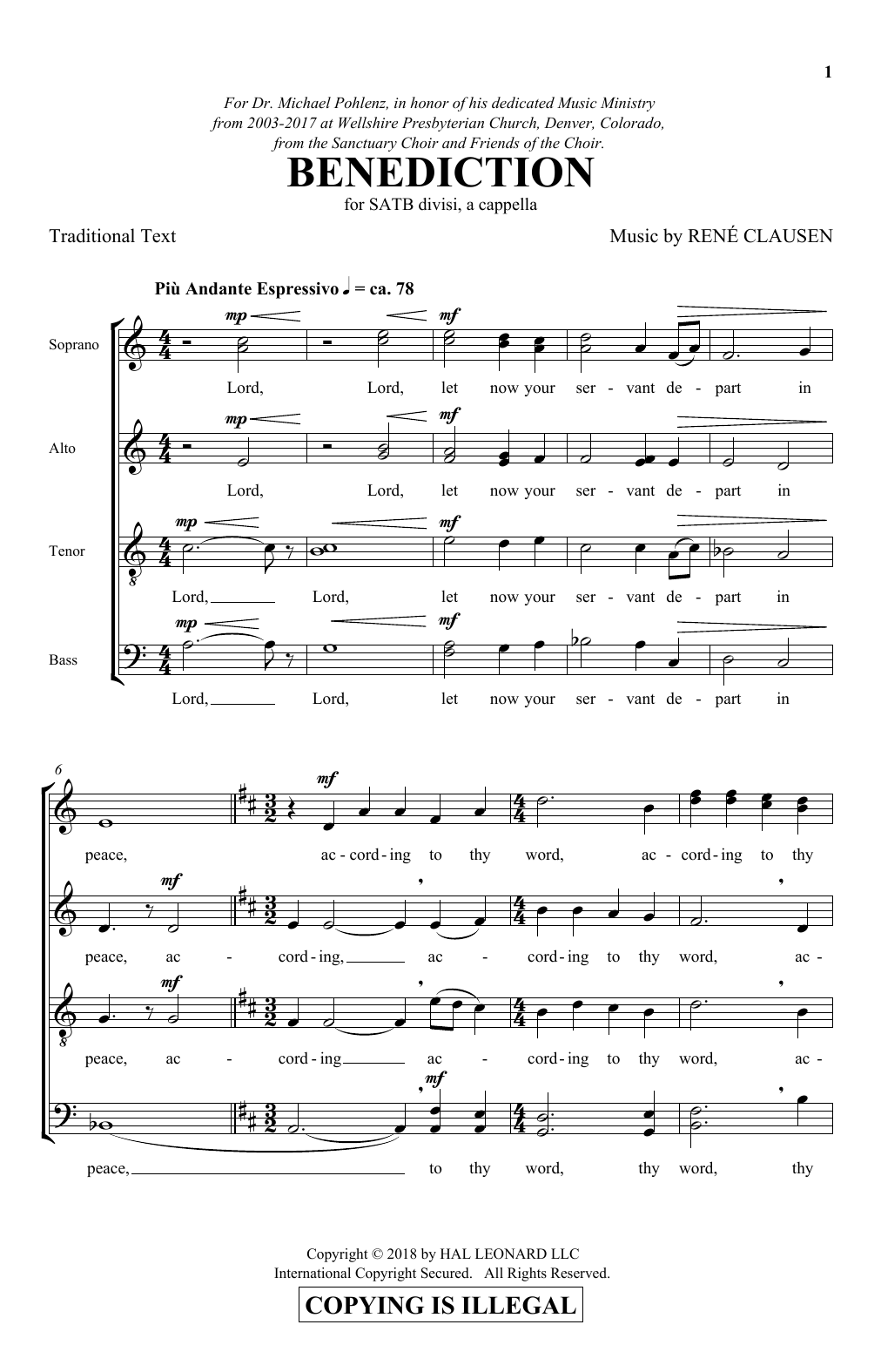 Produktbild zu: Benediction