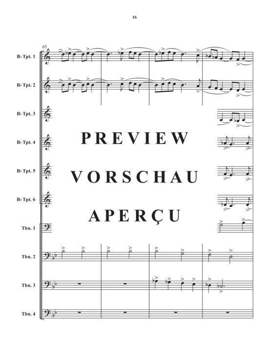 Product gallery: Page 18 of 21 Grand Intrada , , (Brass Ensemble, 6x trumpet + 4x trombone)