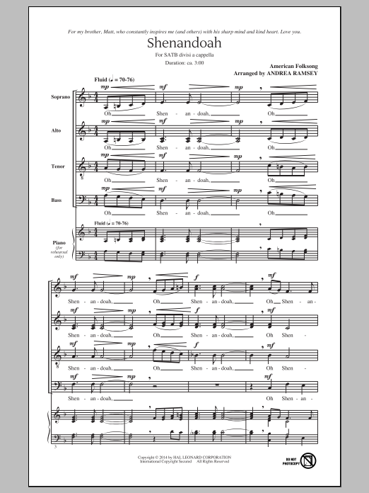 Produktbild zu: Shenandoah