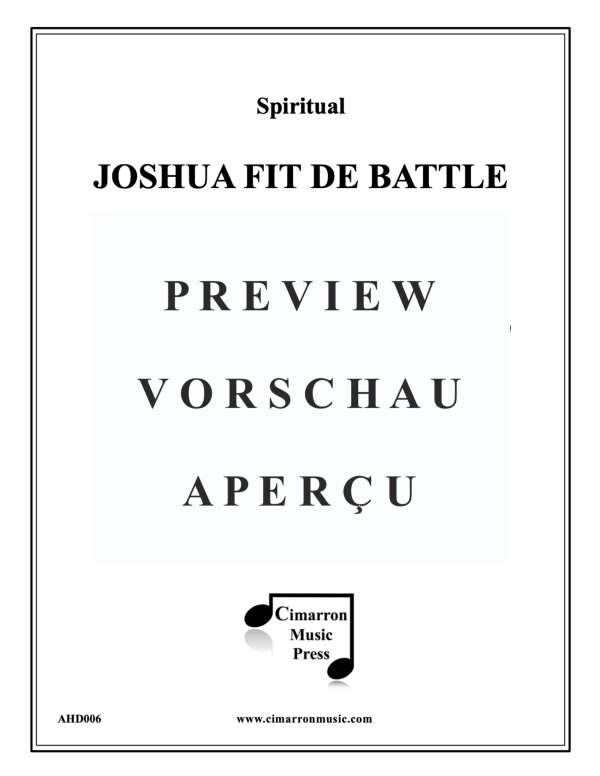 Product gallery: Page 2 of 11 Joshua Fit de Battle, , Brass Sextet