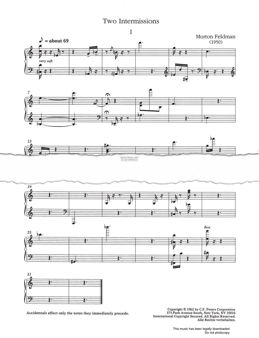 Produktbild zu: Two Intermissions