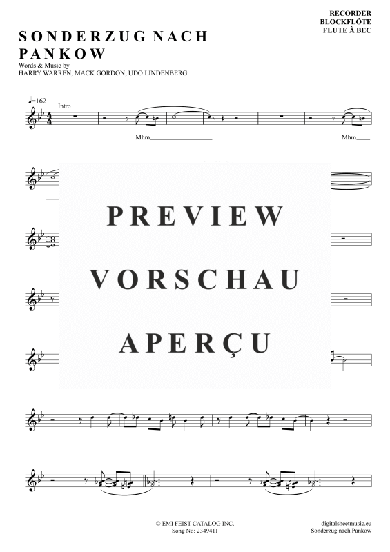 gallery: Sonderzug Nach Pankow, Lindenber, Udo, Blockflöte